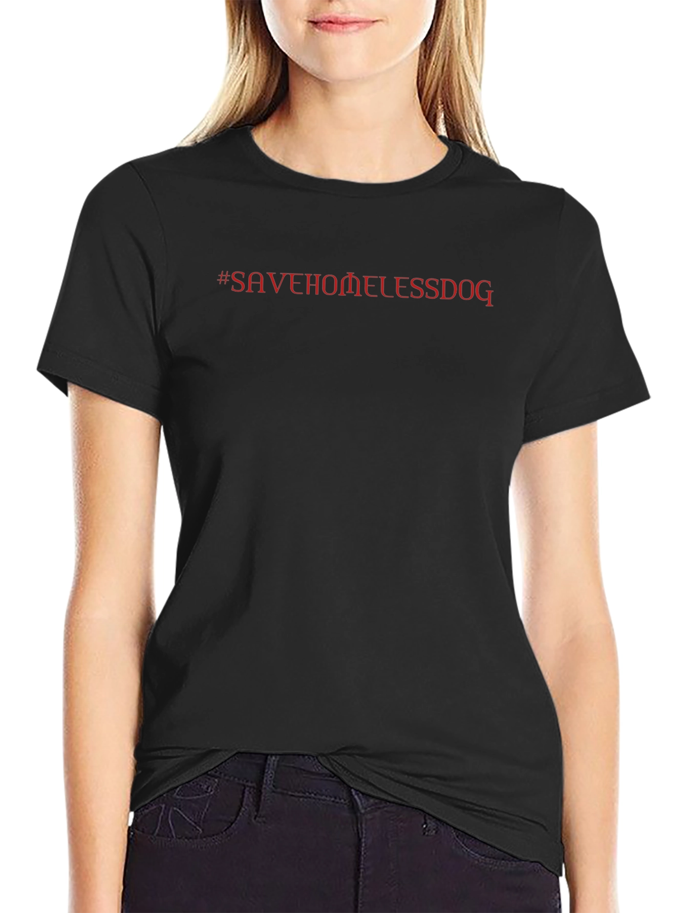 #SAVEHOMELESSDOG Graphic Tee - Support Animal Rescue