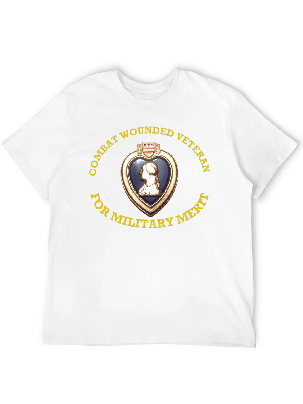 Combat Wounded Veteran T-Shirt - Military Merit