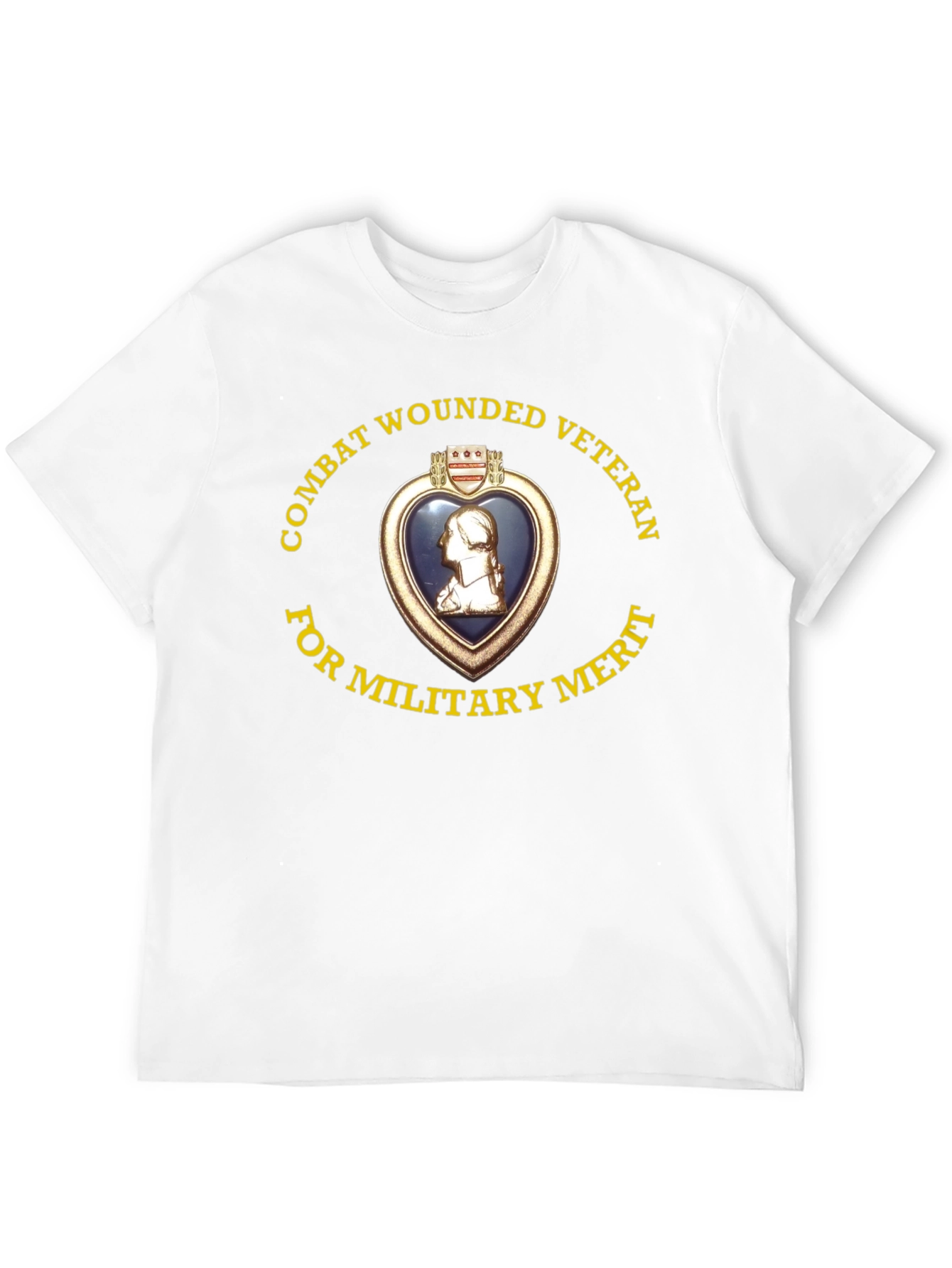 Combat Wounded Veteran T-Shirt - Military Merit