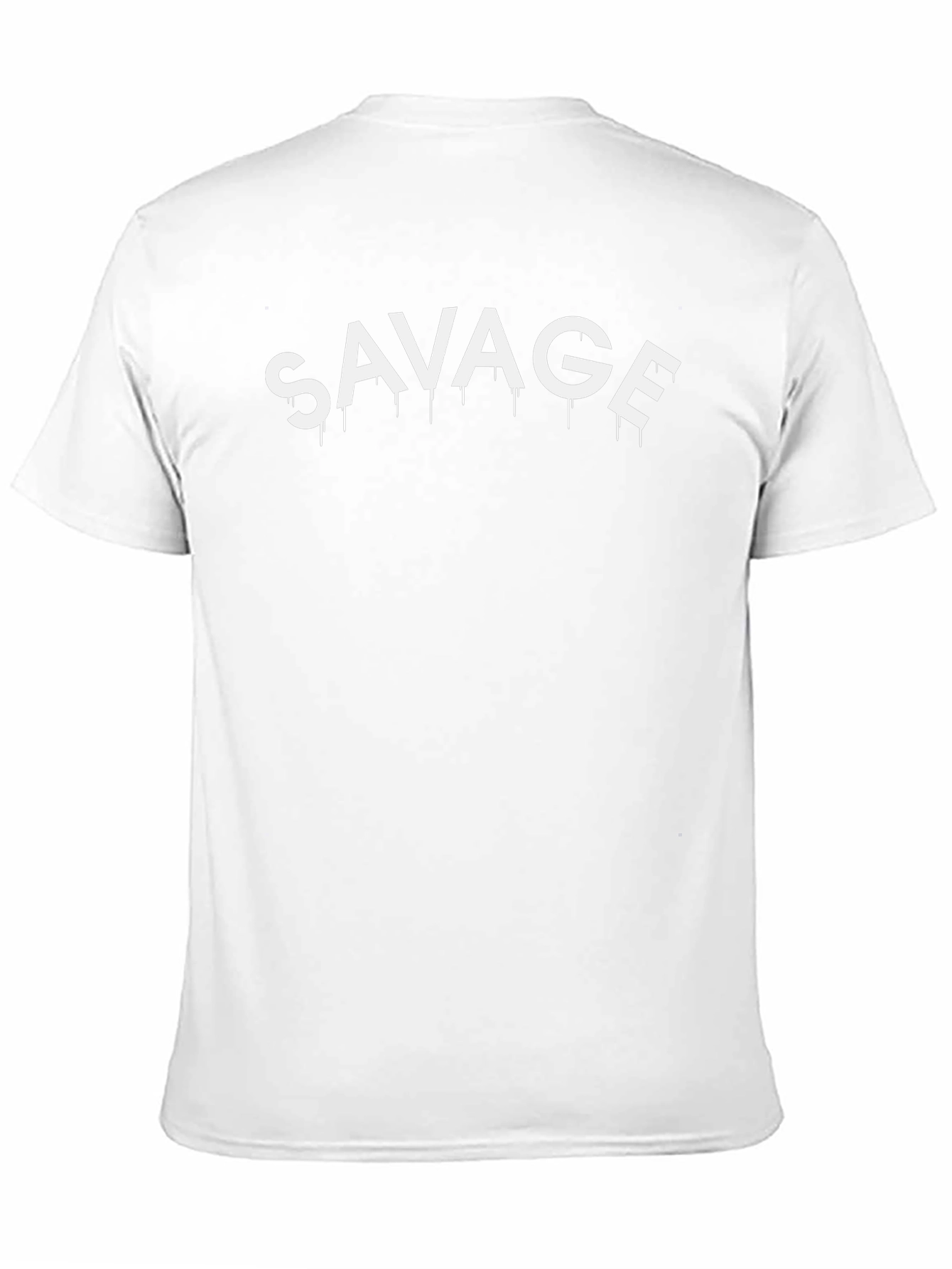 Savage Graphic Tee - Mens Black Crew Neck