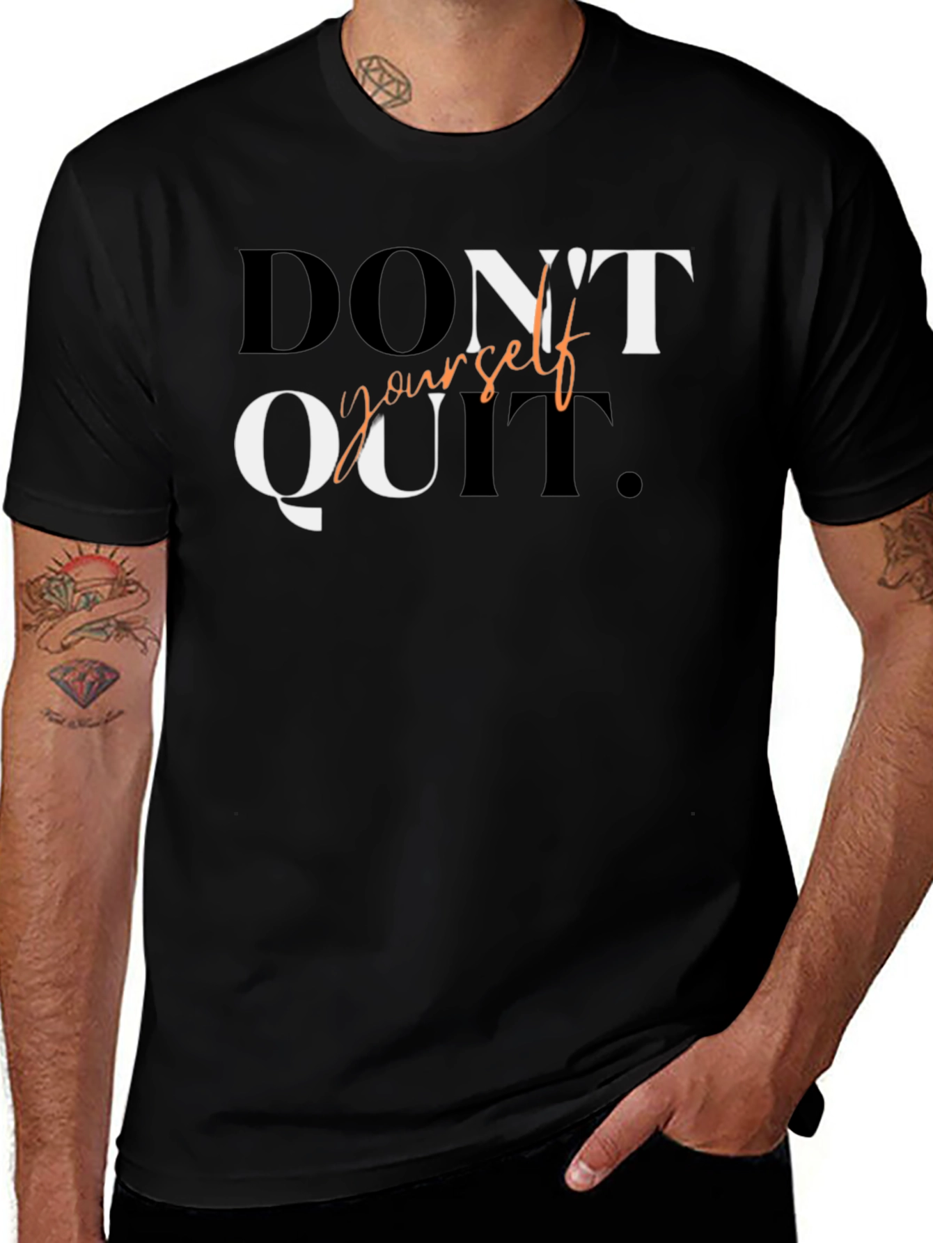 Motivational Dont Quit Graphic Tee