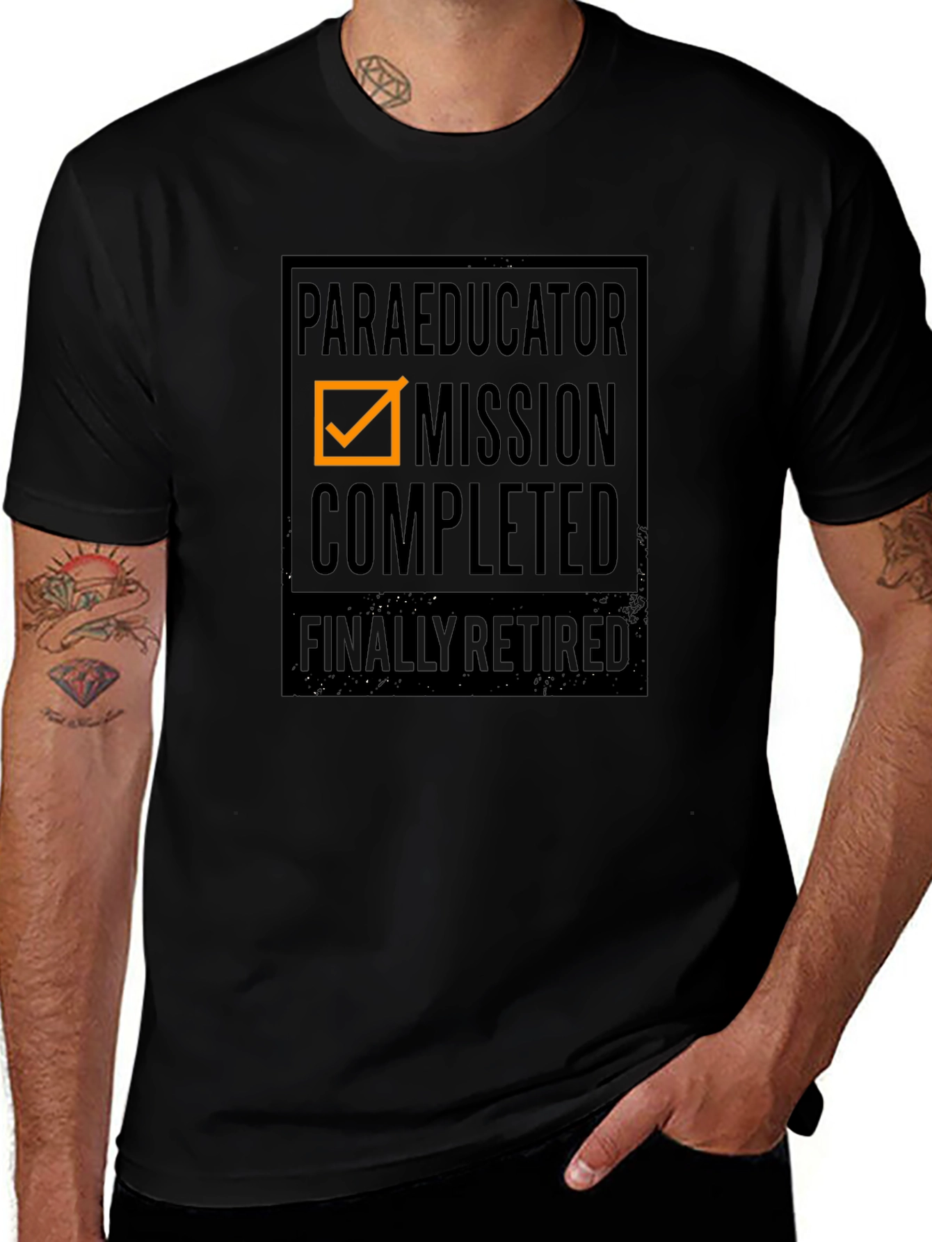 Paraeducator Mission Completed Retirement T-Shirt