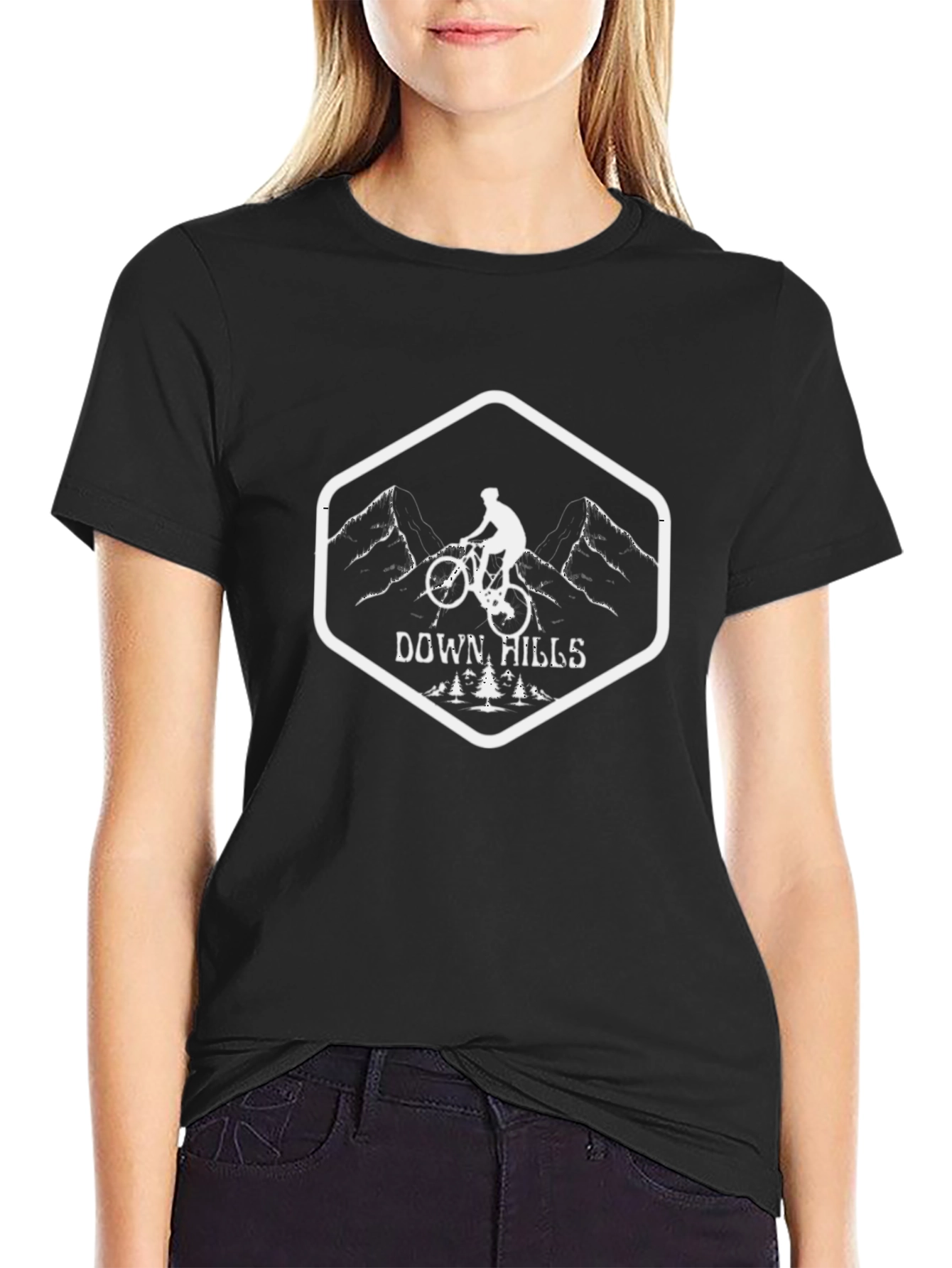Downhills Graphic Tee - Mountain Biking Shirt