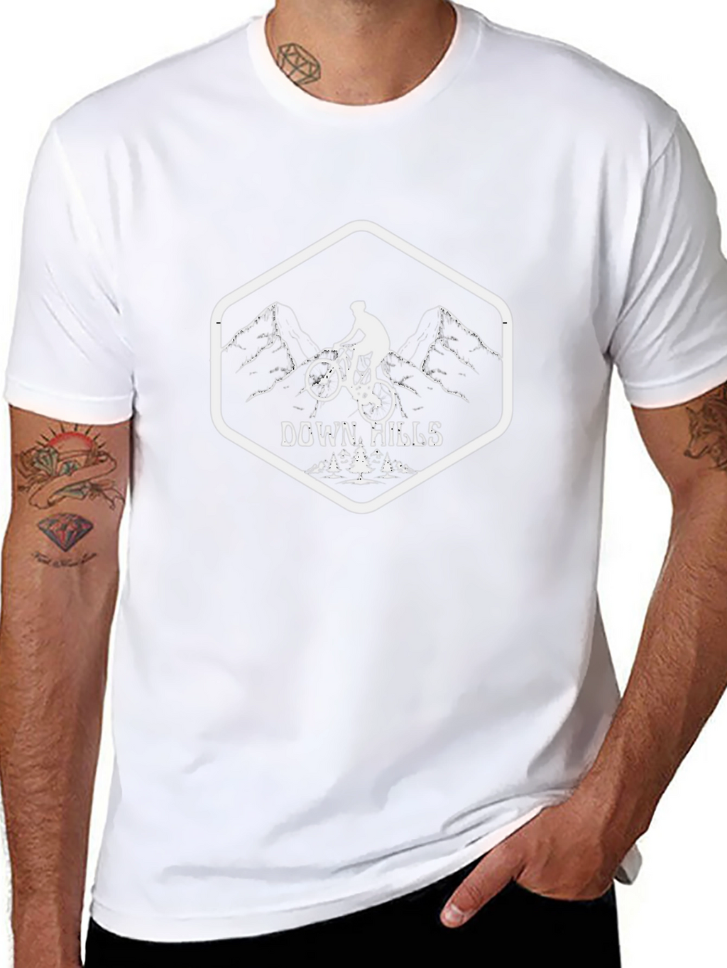 Downhills Graphic Tee - Mountain Biking Shirt