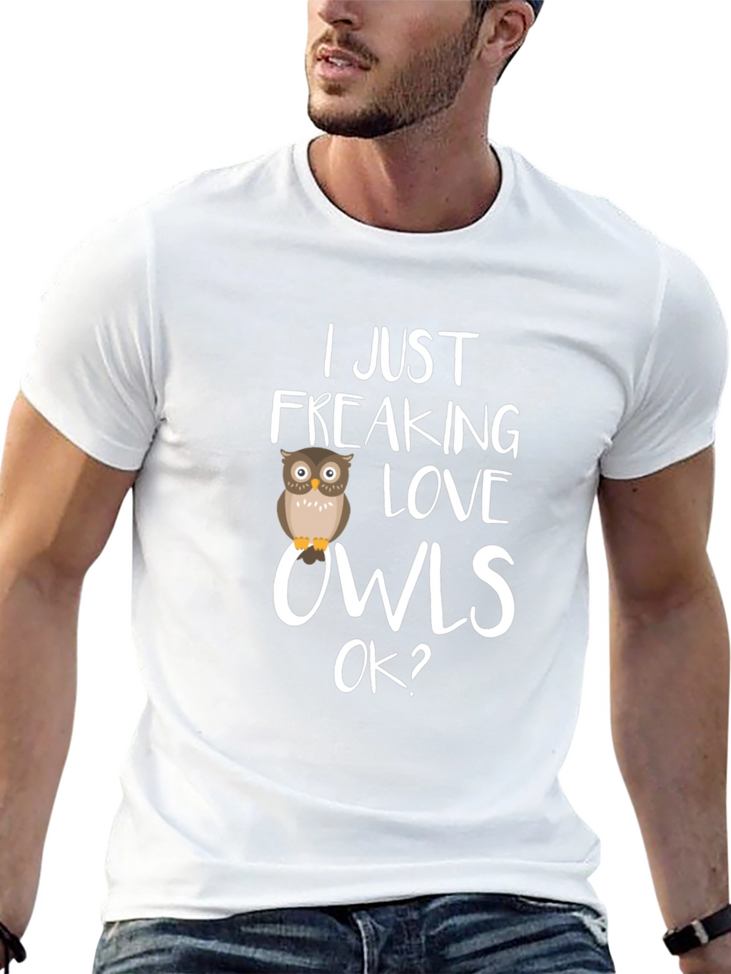 I Just Freaking Love Owls Graphic Tee