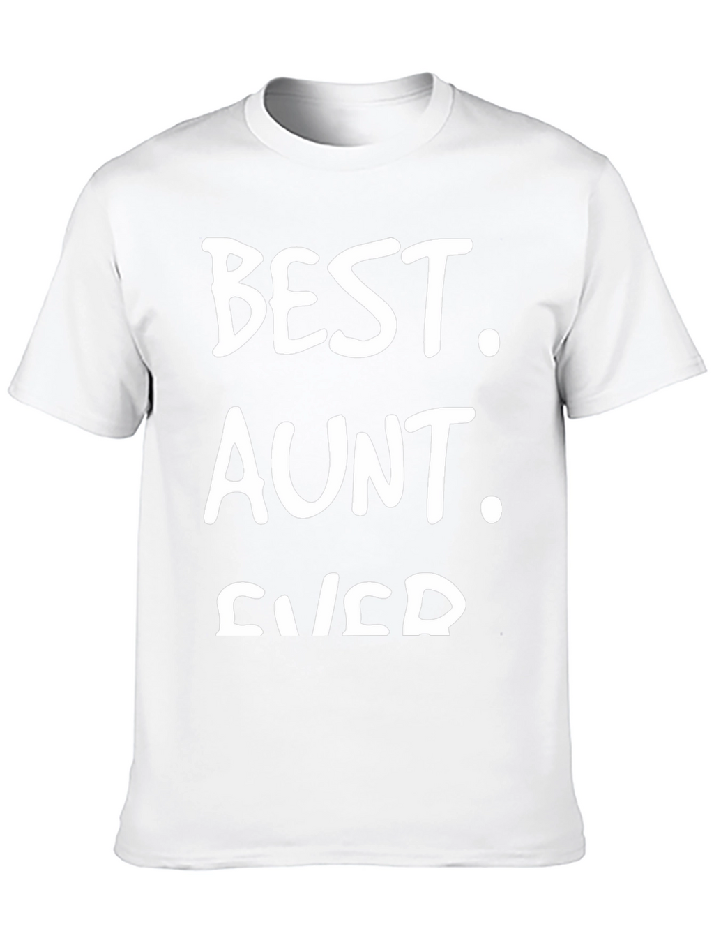 Best Aunt Ever Graphic T-Shirt - Black