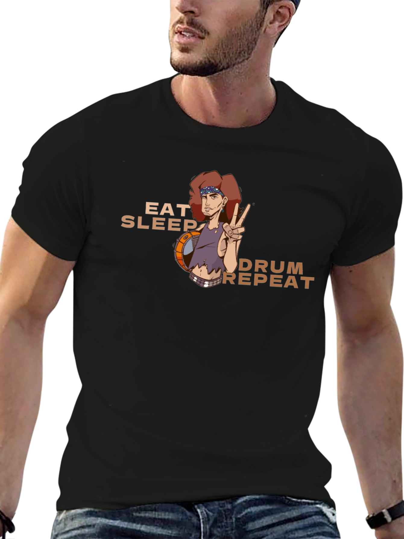 Eat Sleep Drum Repeat T-Shirt