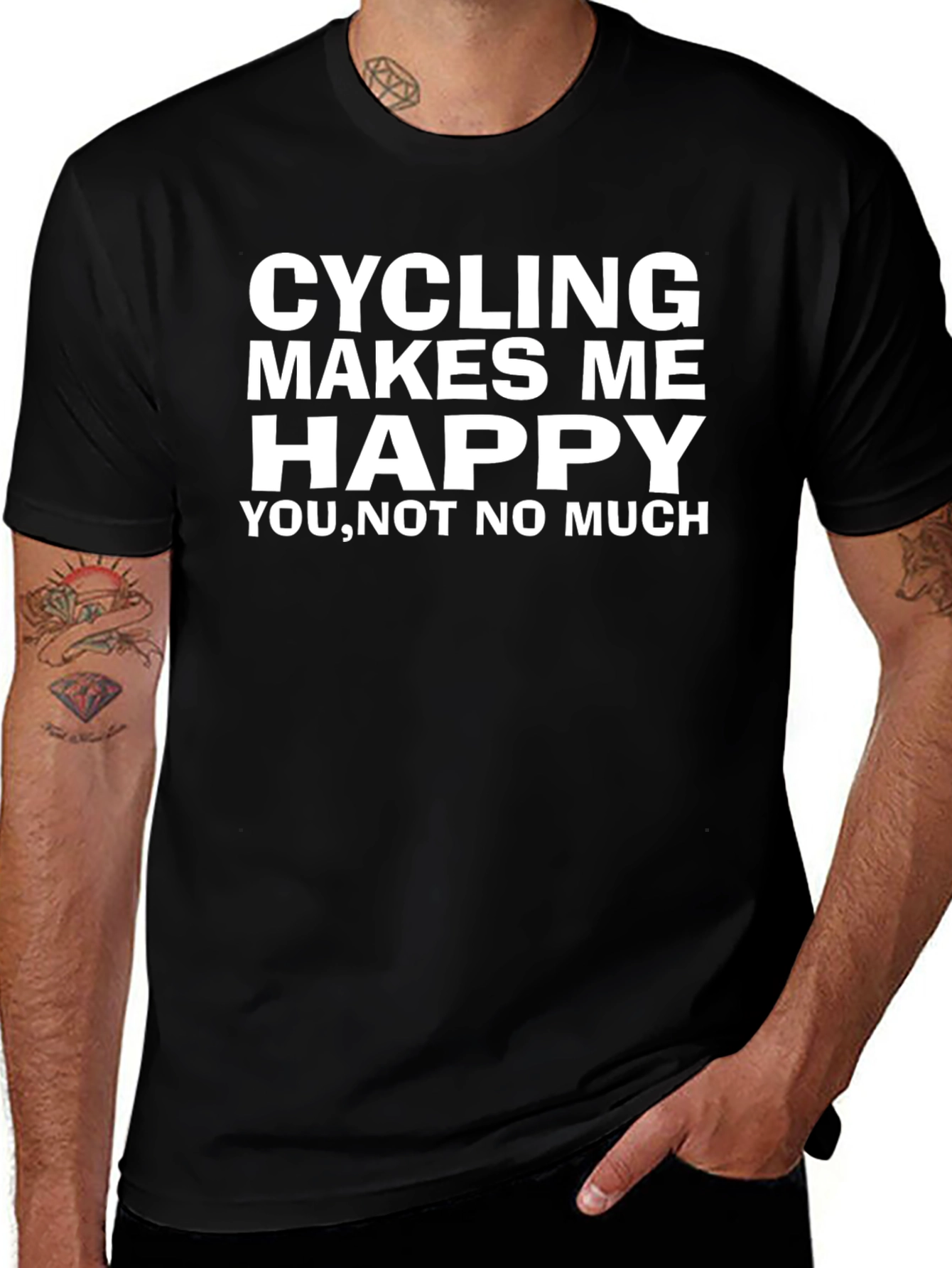 Cycling Makes Me Happy T-Shirt