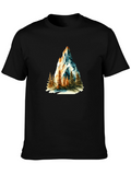 Mountain Scene Graphic Tee - Nature Inspired Apparel