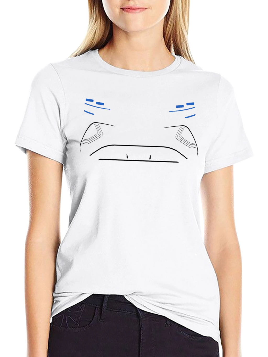 Minimalist Cyberpunk T-Shirt - Black
