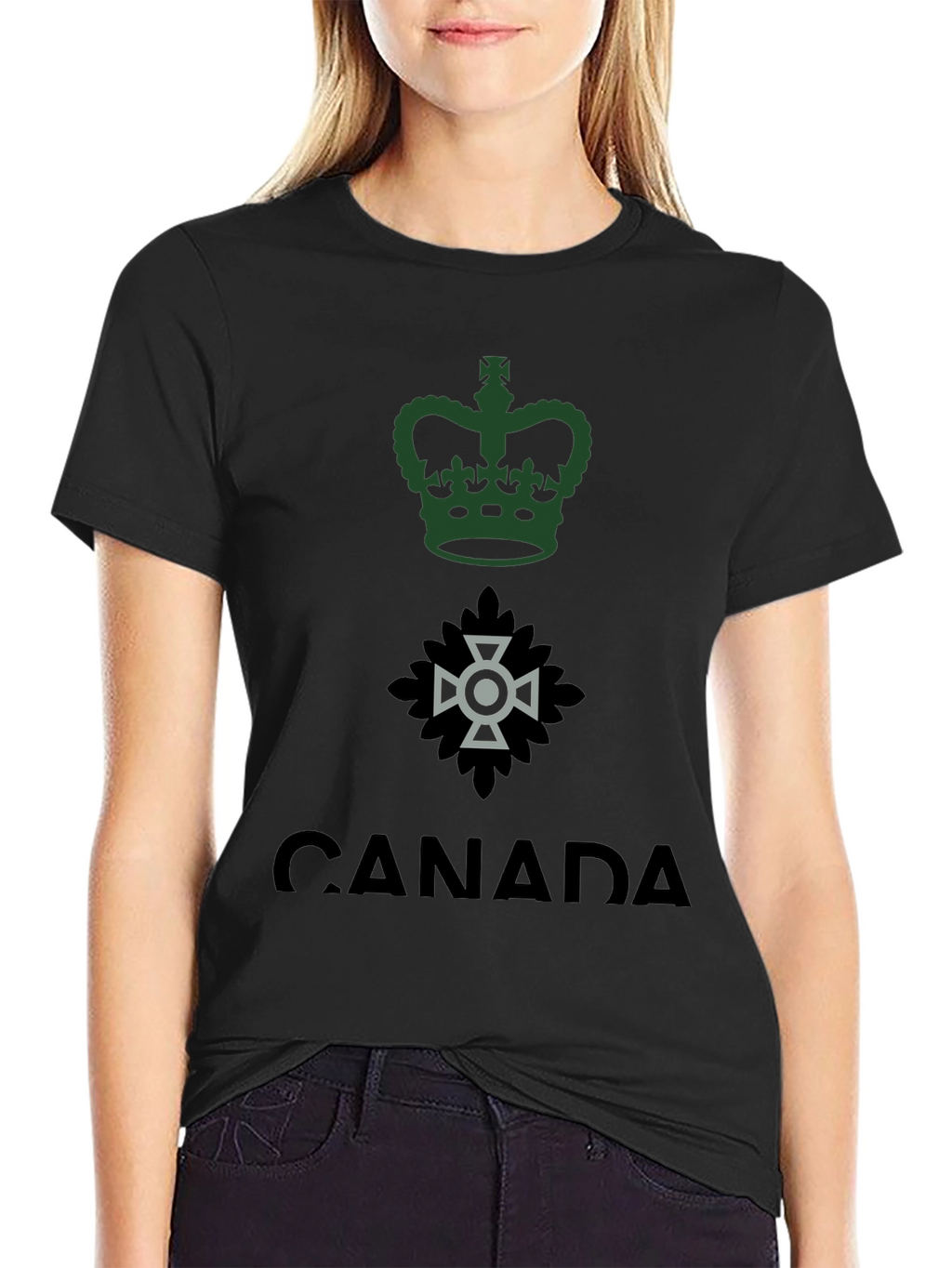 Canada Crown Graphic Tee - Black