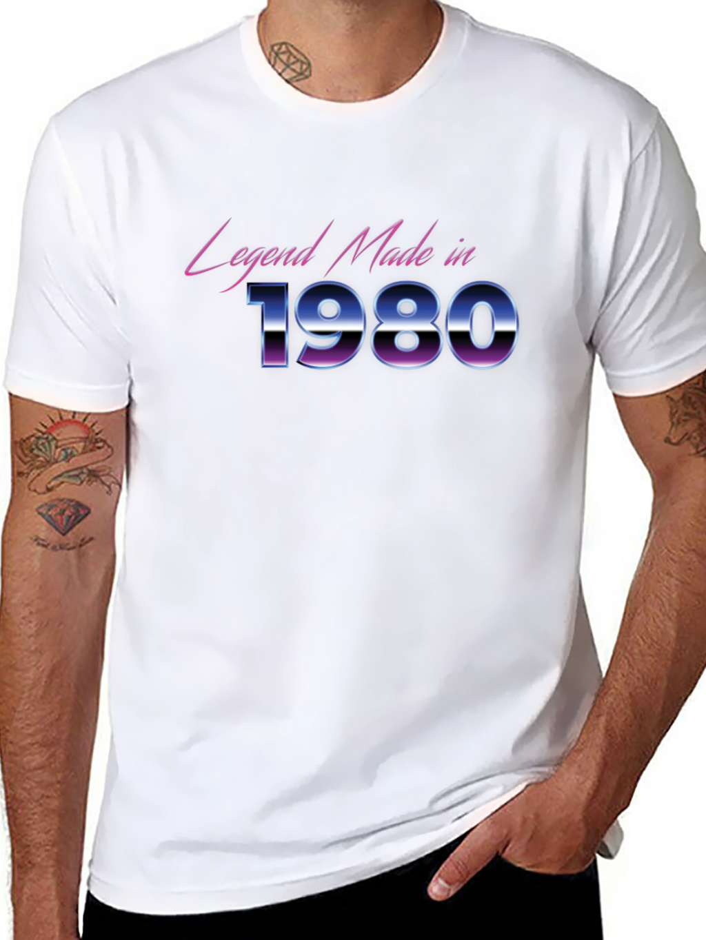 Legend Made in 1980 Black T-Shirt