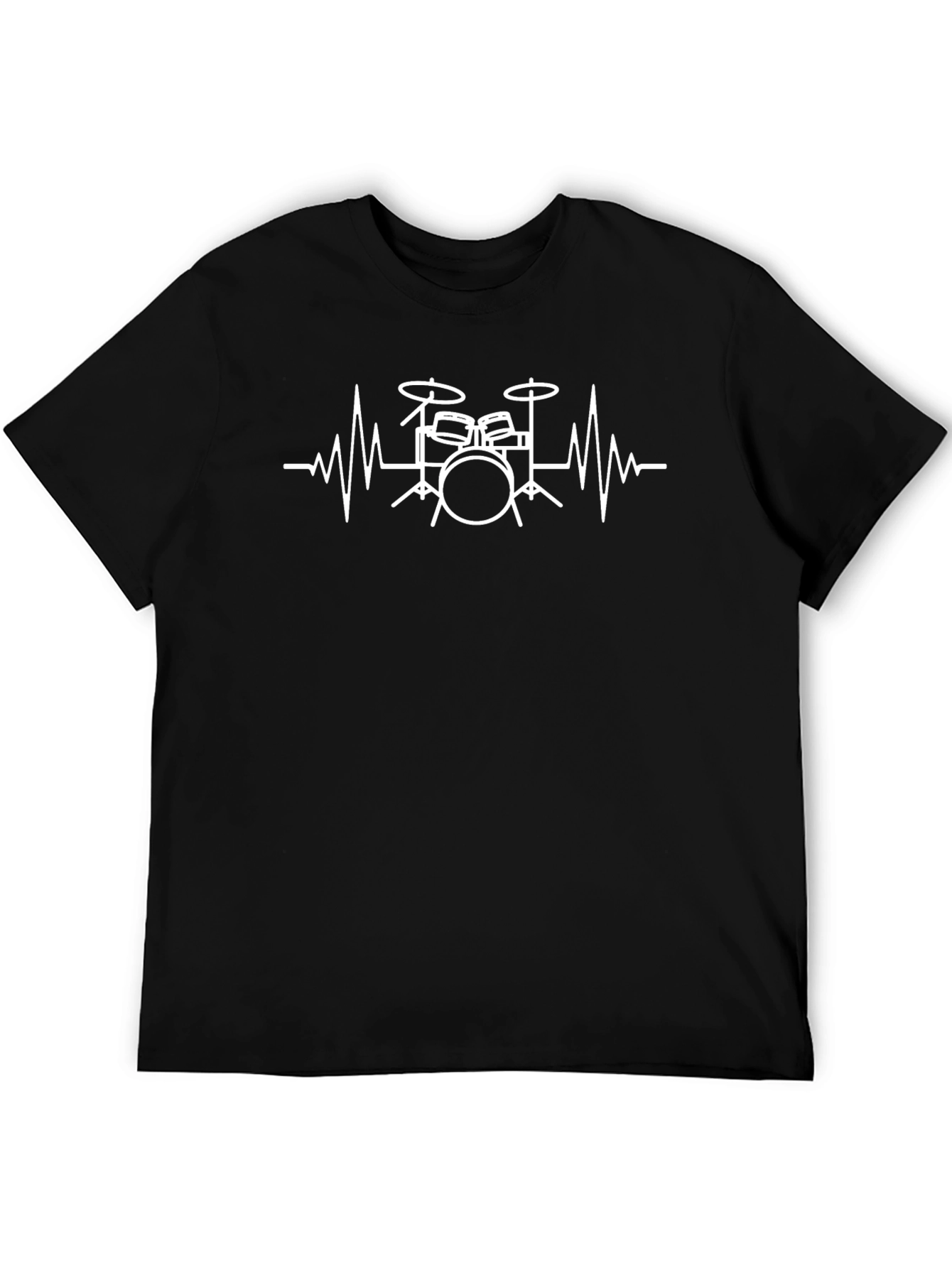 Drumbeat Heartbeat Tee - Musician Graphic T-Shirt