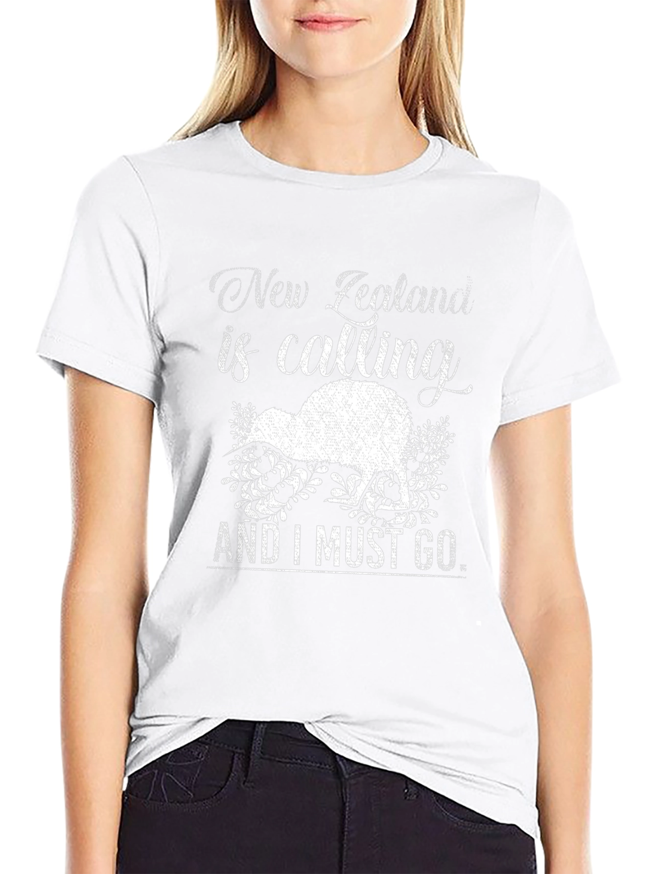 New Zealand Calling Graphic Tee - Kiwi Bird Design