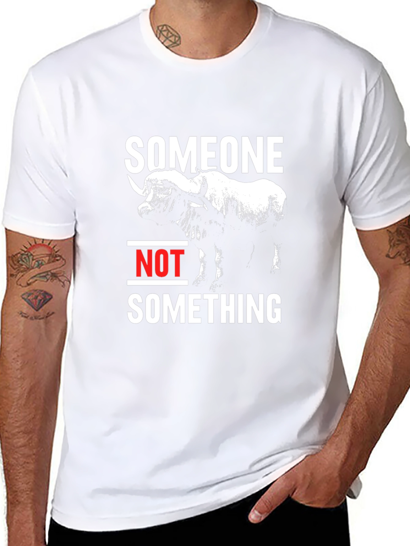 Someone Not Something Animal Graphic Tee