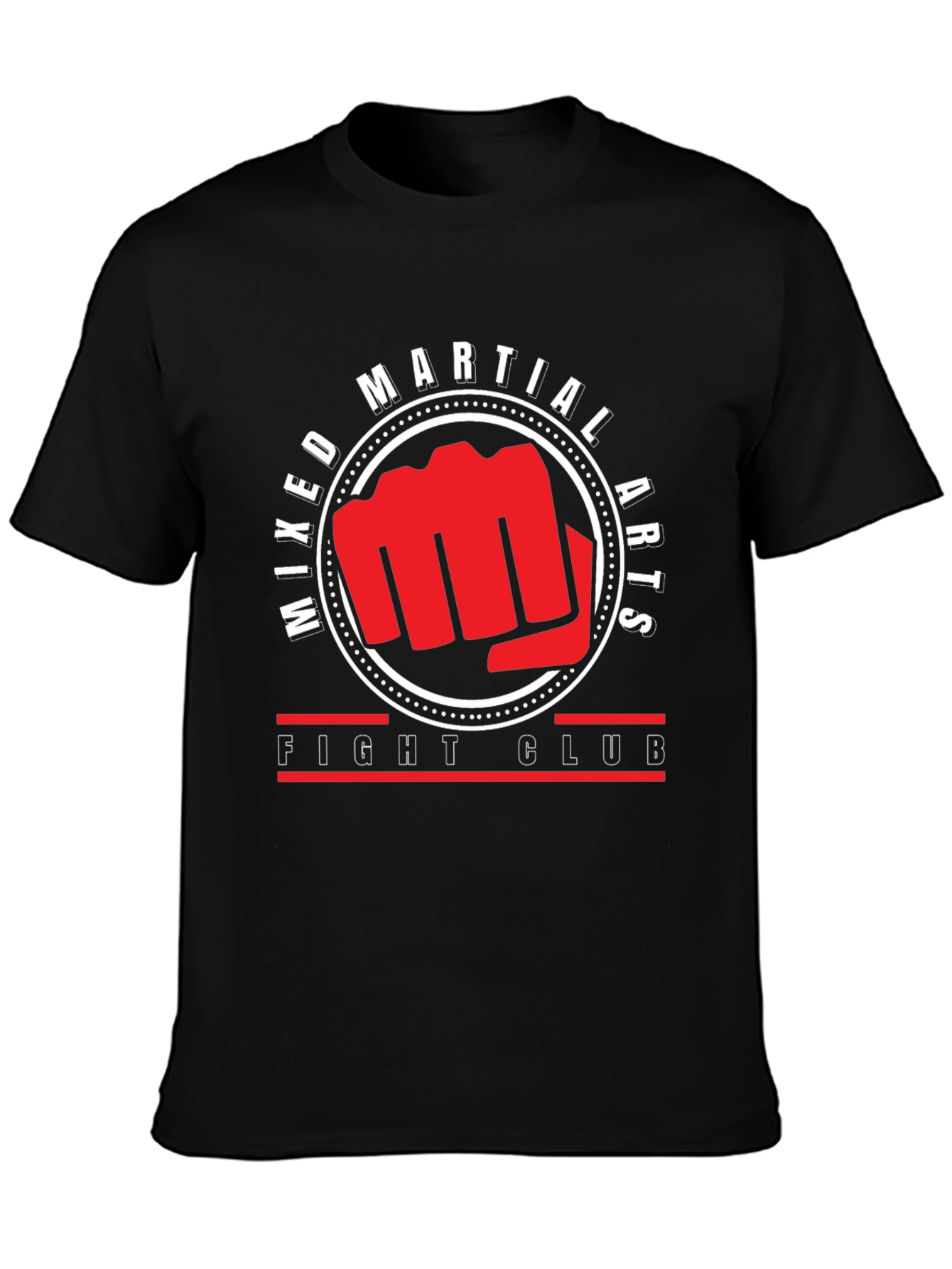 Mixed Martial Arts Fight Club Black T-Shirt