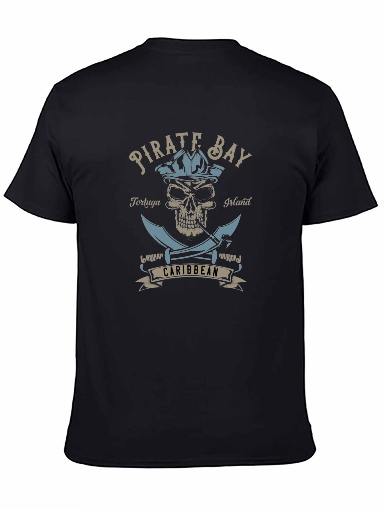 Pirate Bay T-Shirt: Skull & Swords Design