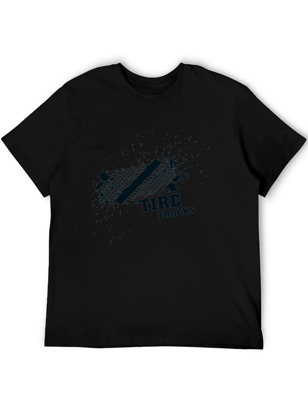 Tire Tracks Graphic T-Shirt