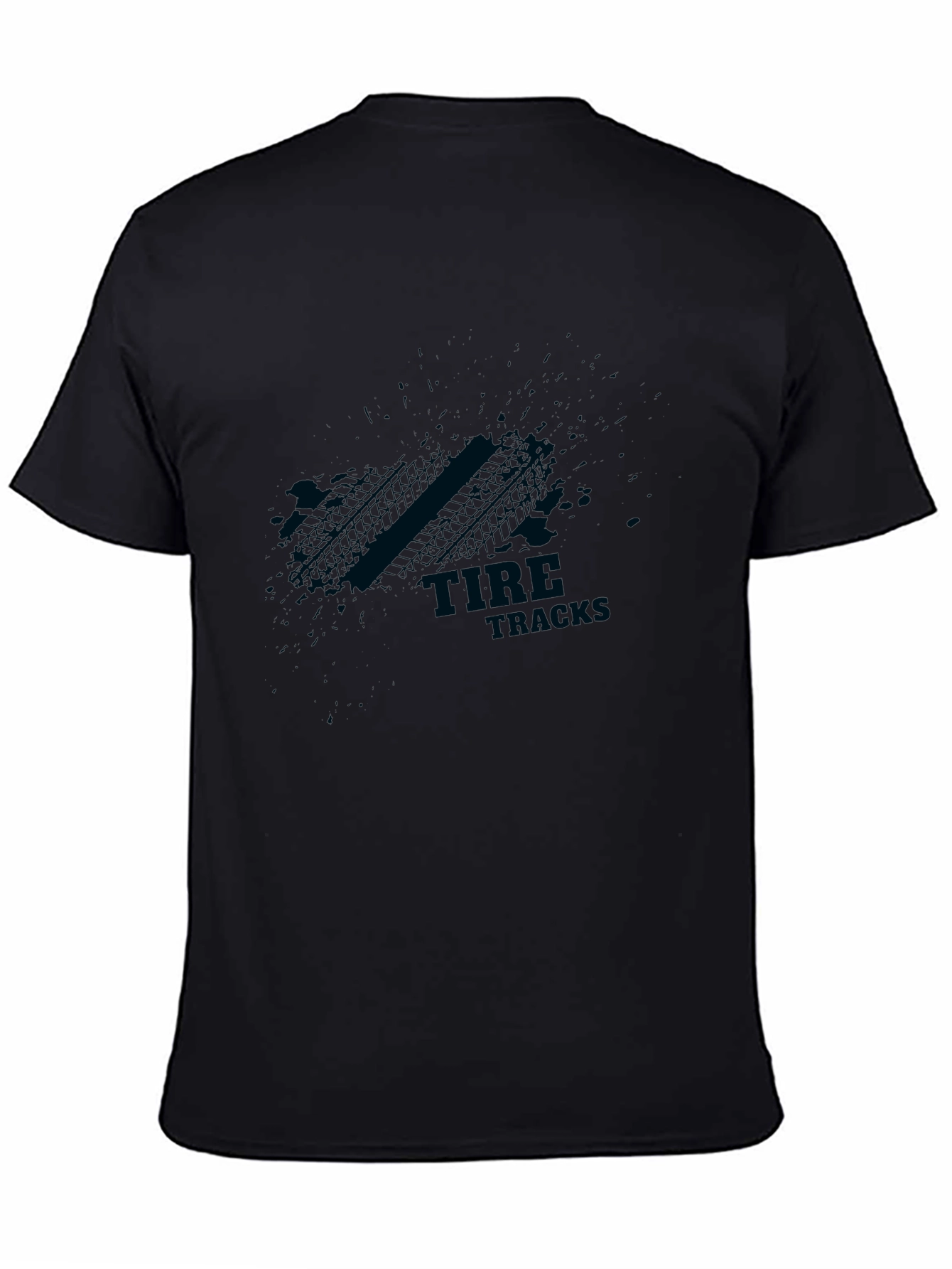 Tire Tracks Graphic T-Shirt