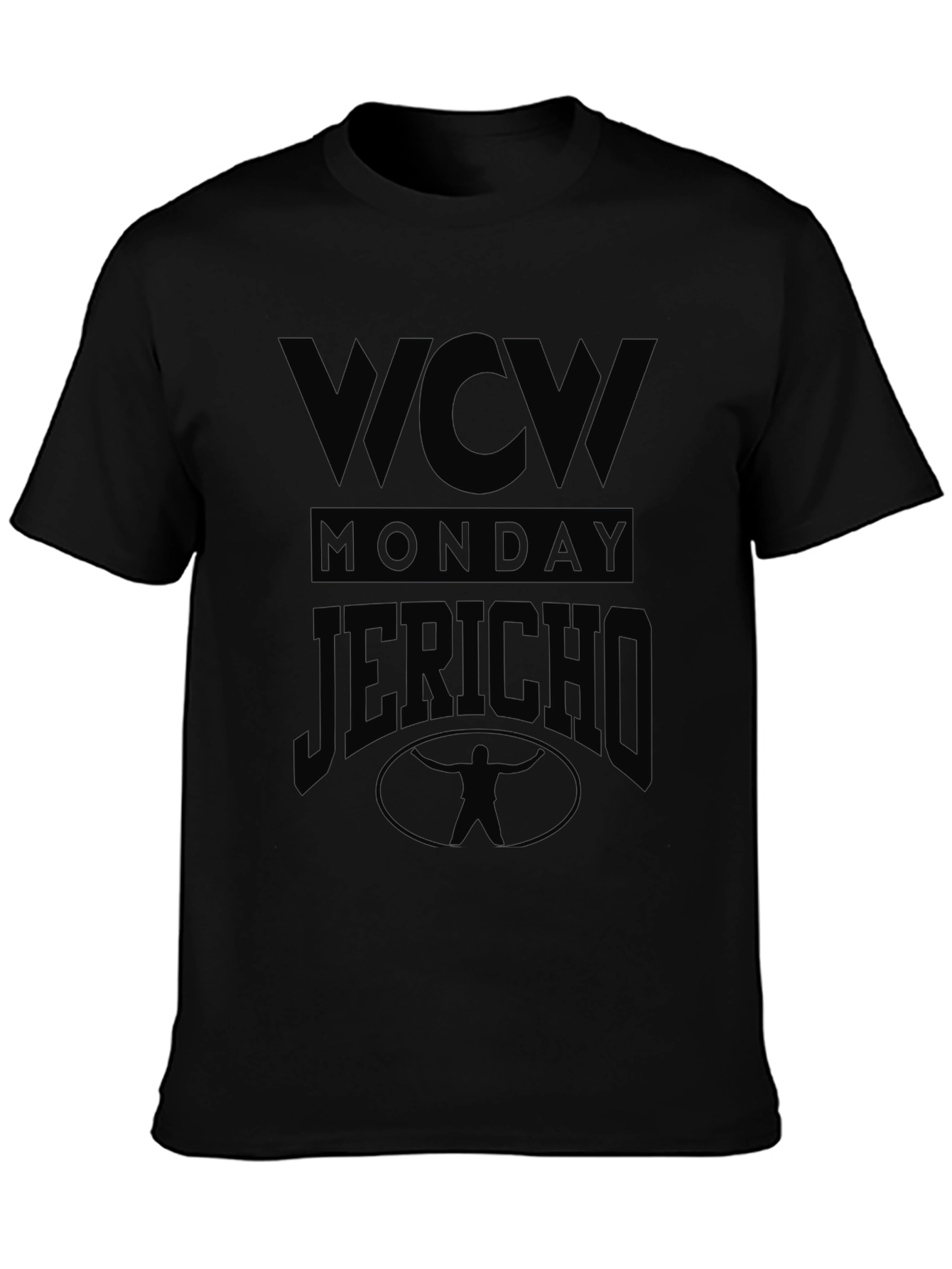 WCW Monday Jericho Black Graphic T-Shirt