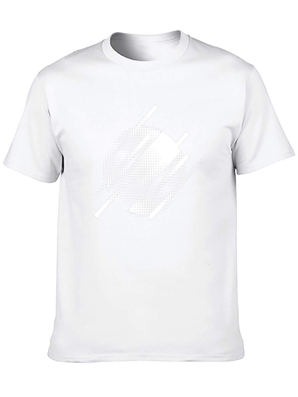Modern Abstract Graphic Tee - Black