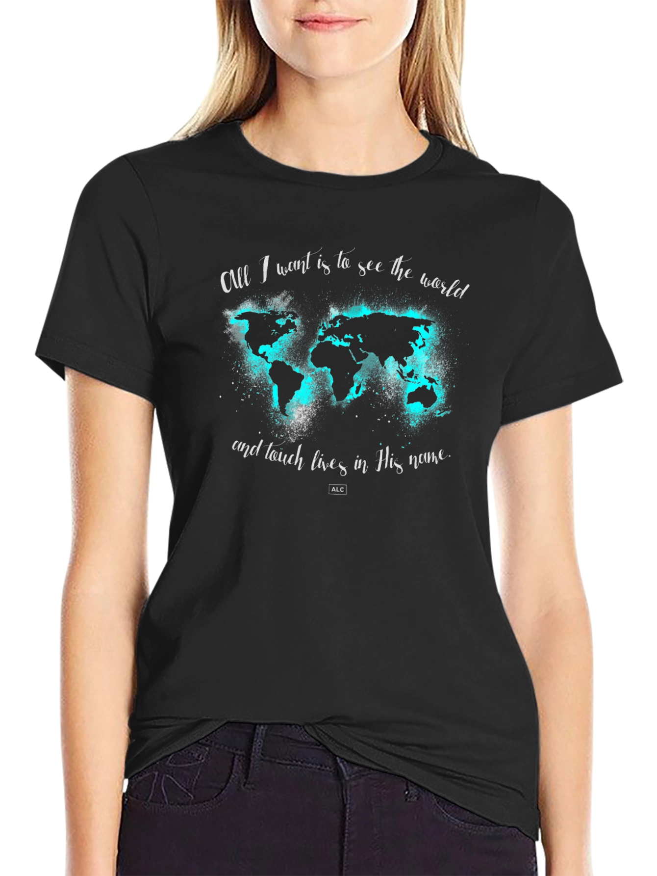 World Map Graphic Tee - See The World T-Shirt