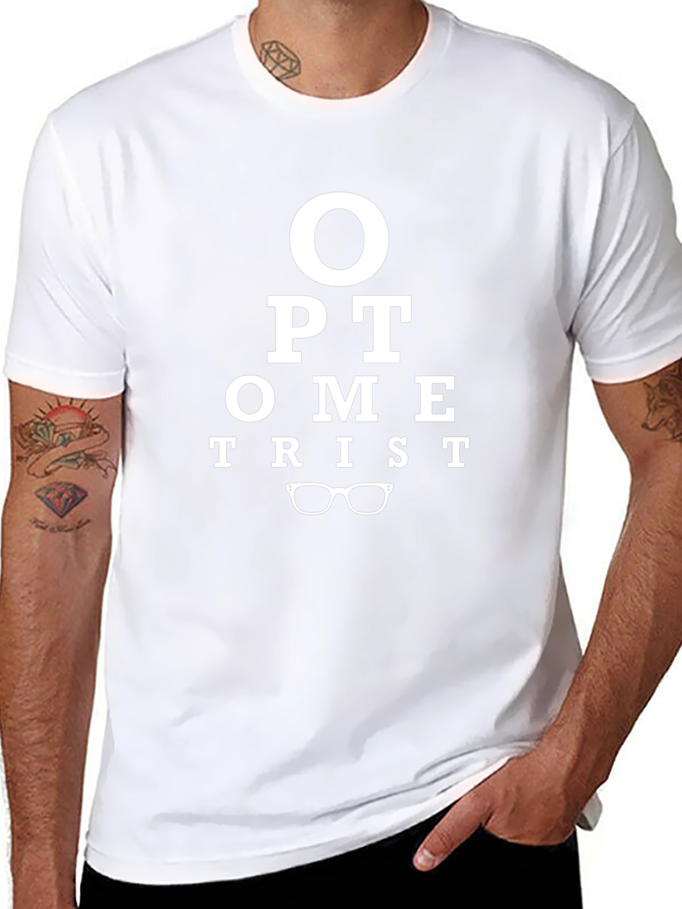 Optometrist Eye Chart T-Shirt - Vision Specialist Apparel