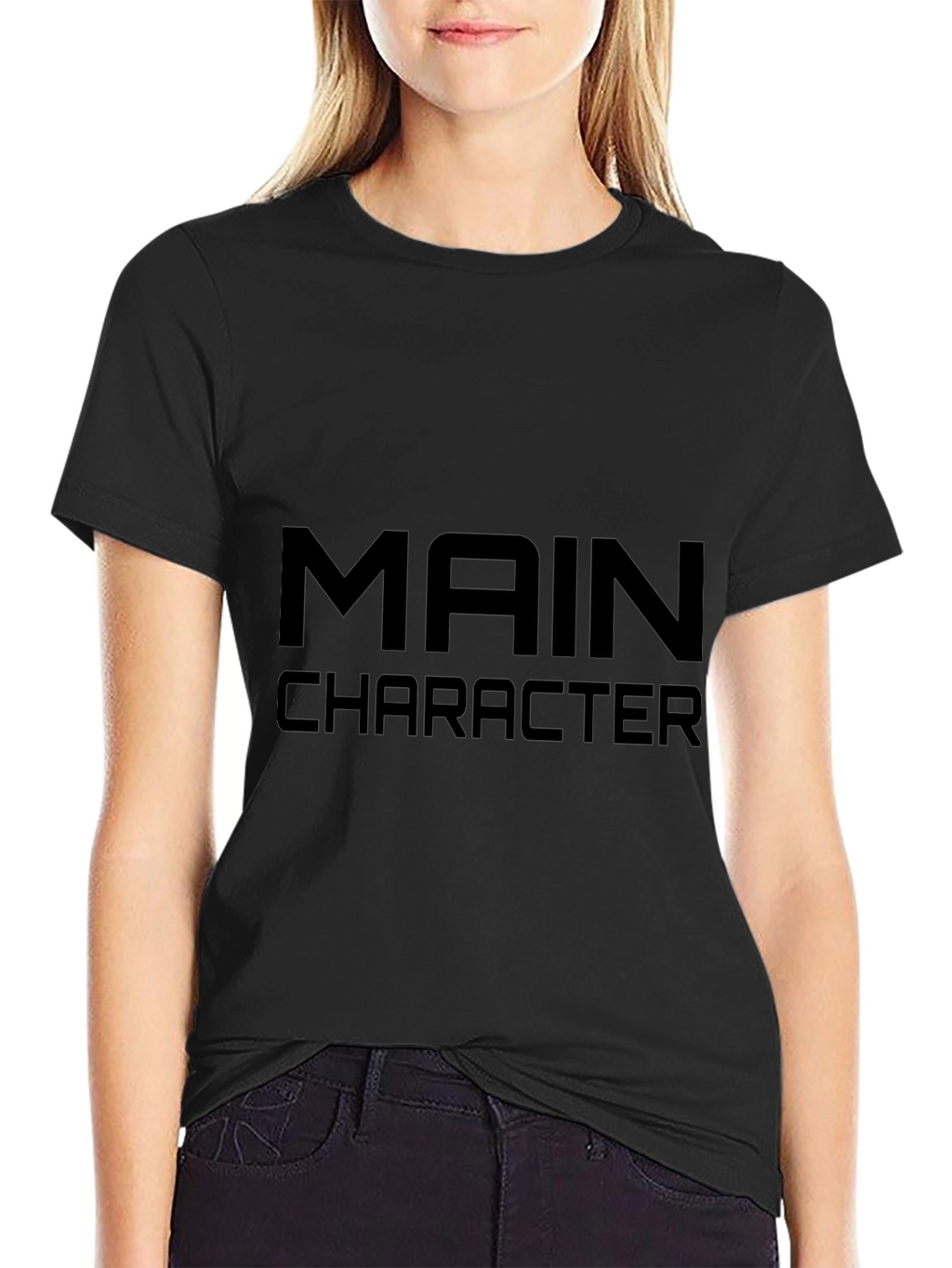 Main Character Black T-Shirt