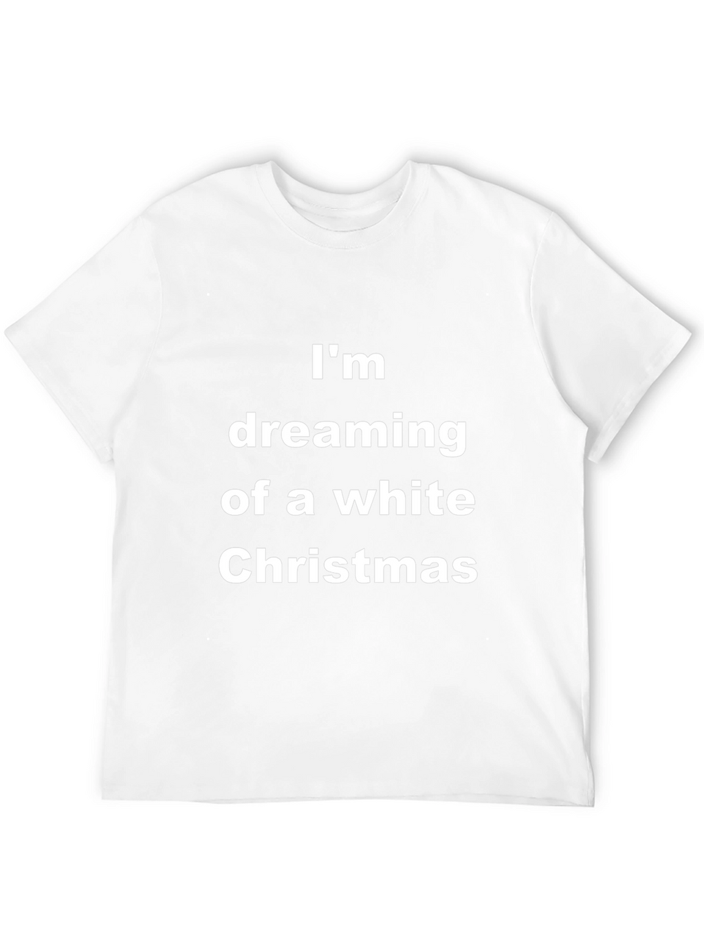 White Christmas T-Shirt - Holiday Festive Tee