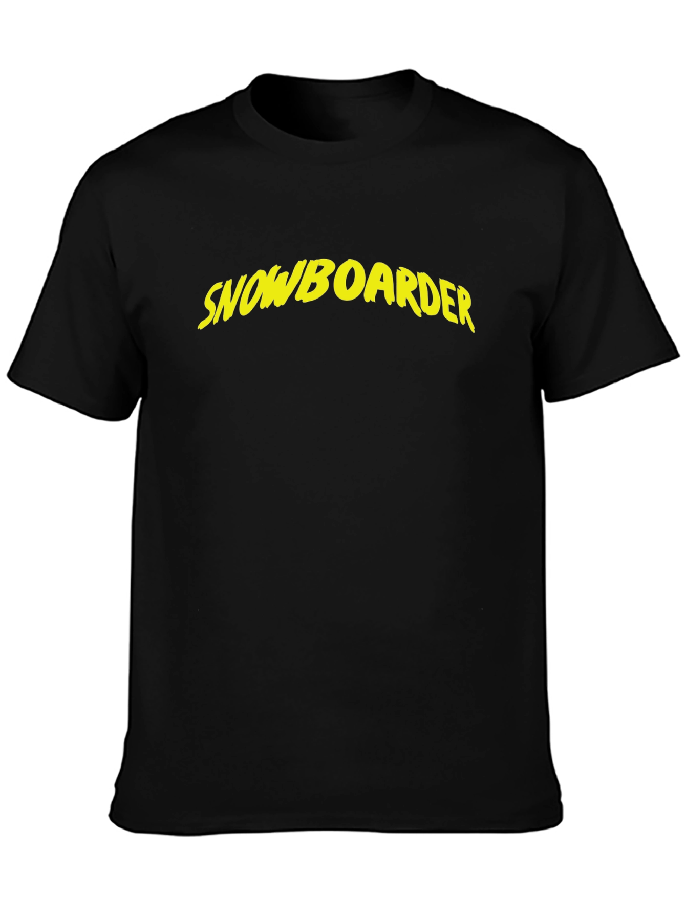 Snowboarder Graphic Black T-Shirt