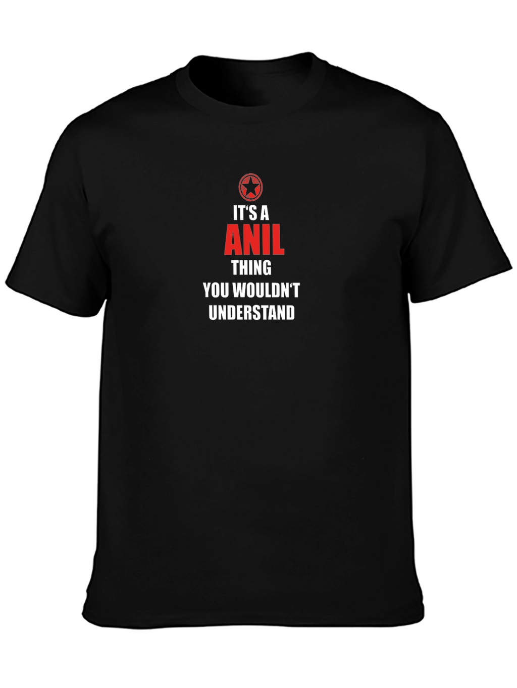 Its an Anil Thing - Black Graphic Tee