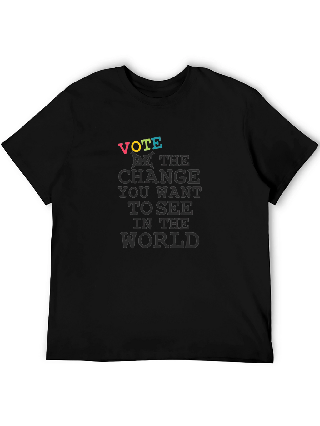 Vote for Change Graphic Print T-Shirt