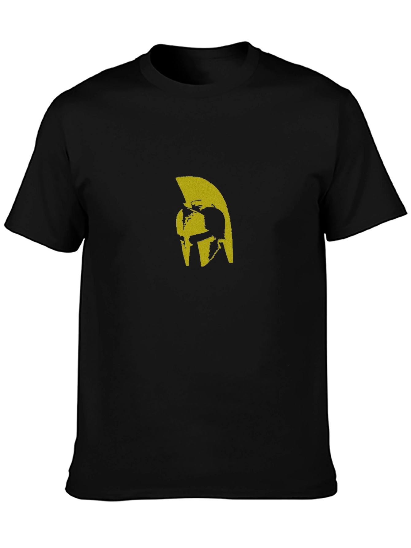 Spartan Helmet Graphic T-Shirt - Black