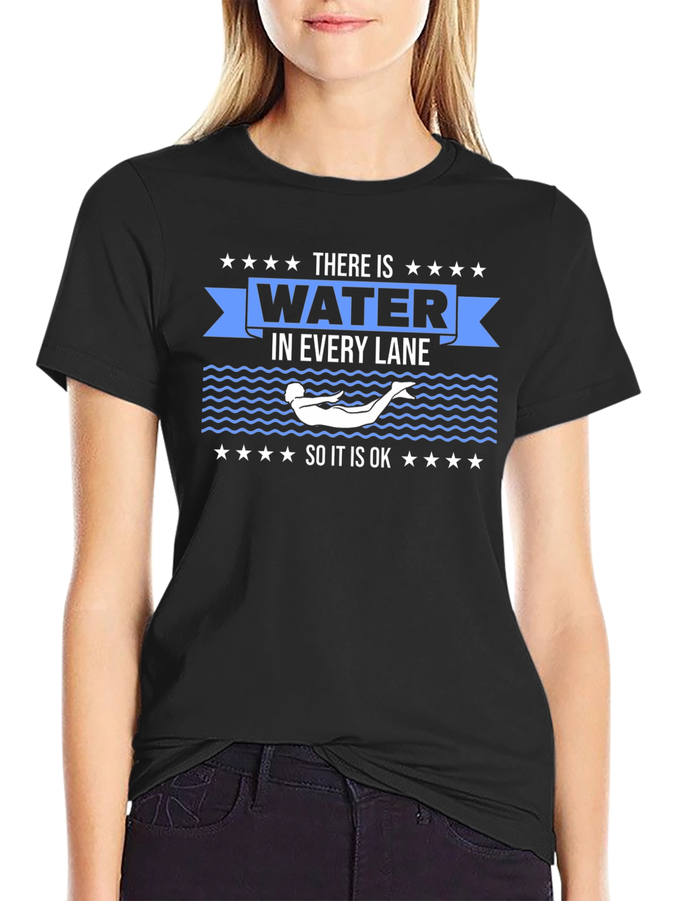 Water in Every Lane Swimmers T-Shirt