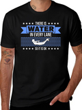 Water in Every Lane Swimmers T-Shirt