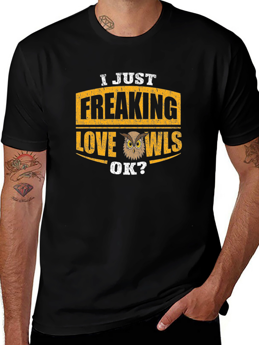 I Just Freaking Love Owls T-Shirt