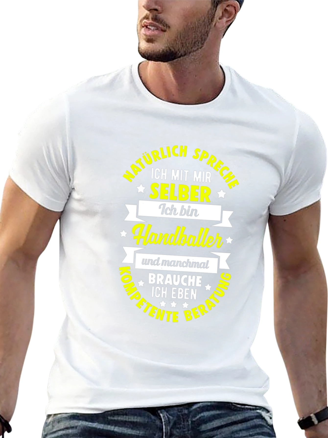 Funny Handball Player T-Shirt - Speaks to Self