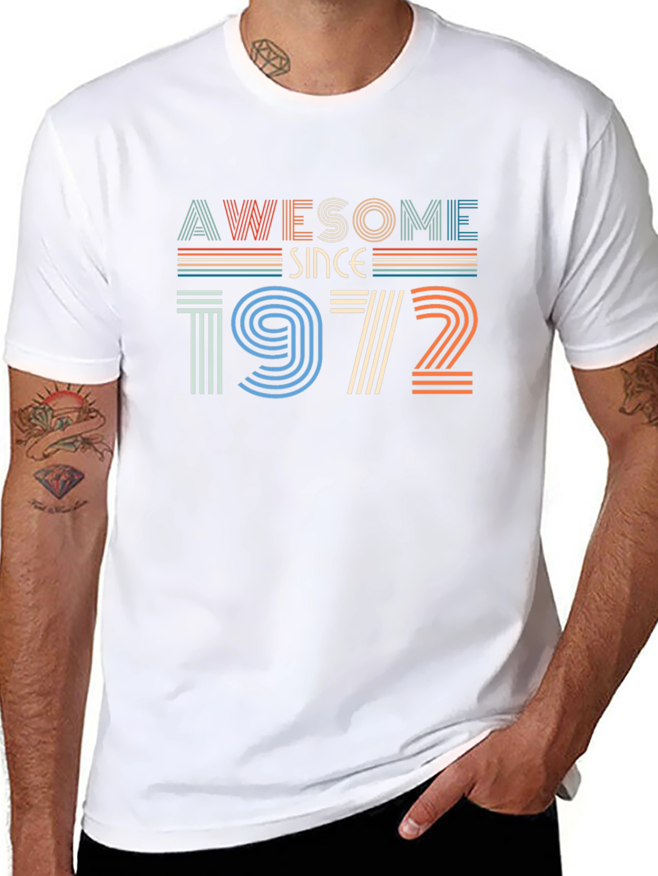 Awesome Since 1972 Graphic T-Shirt