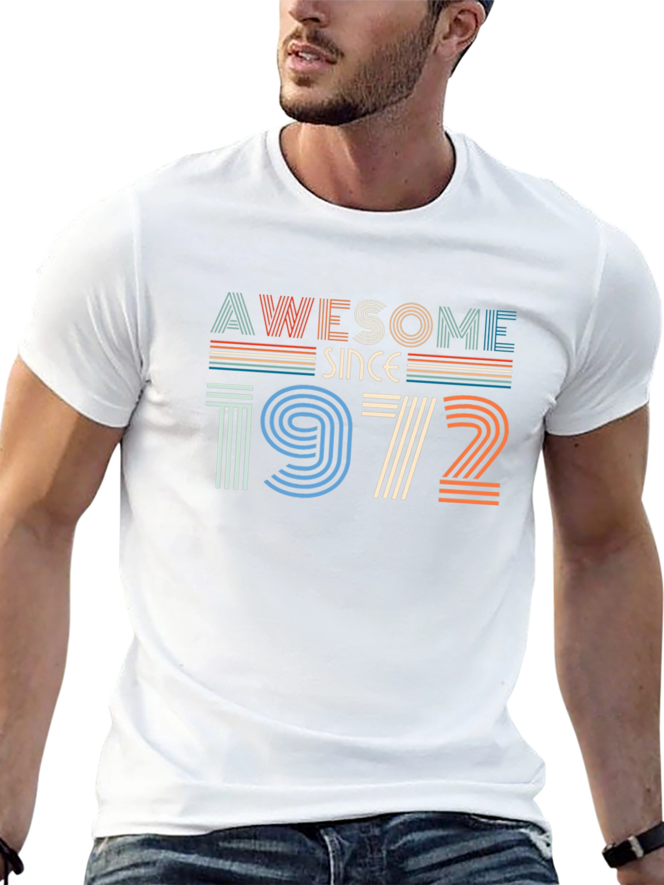 Awesome Since 1972 Graphic T-Shirt