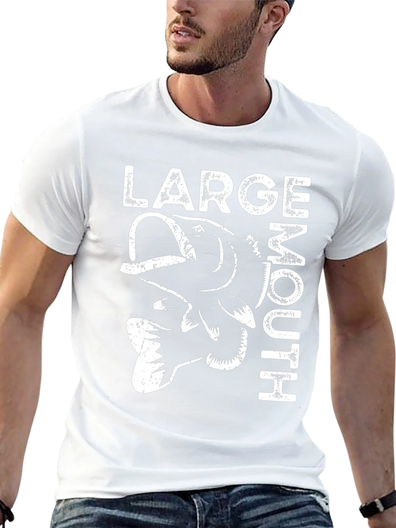 Large Mouth Bass Graphic Tee - Fishing T-Shirt