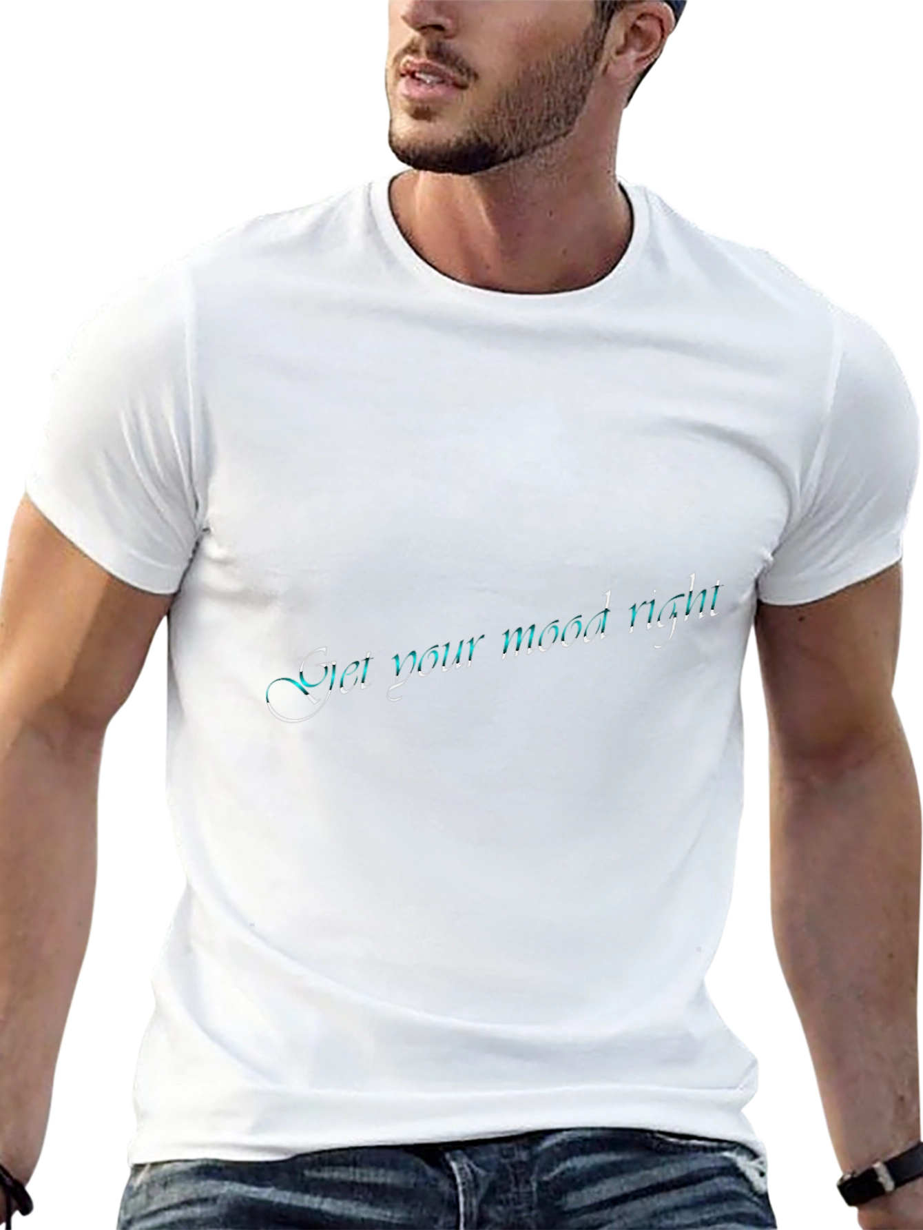 Get Your Mood Right Black T-Shirt