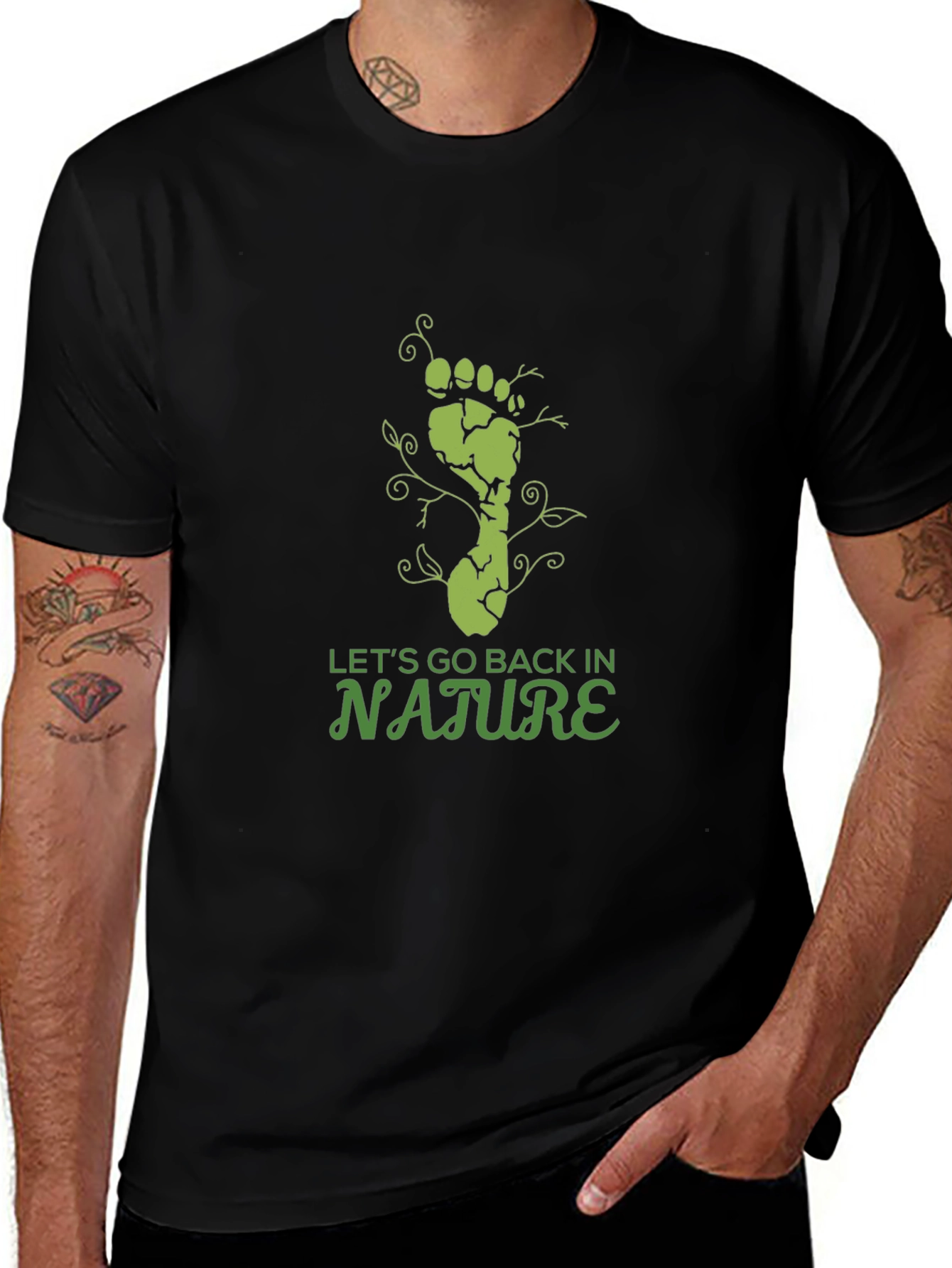 Nature Lover Tee - Green Footprint Design