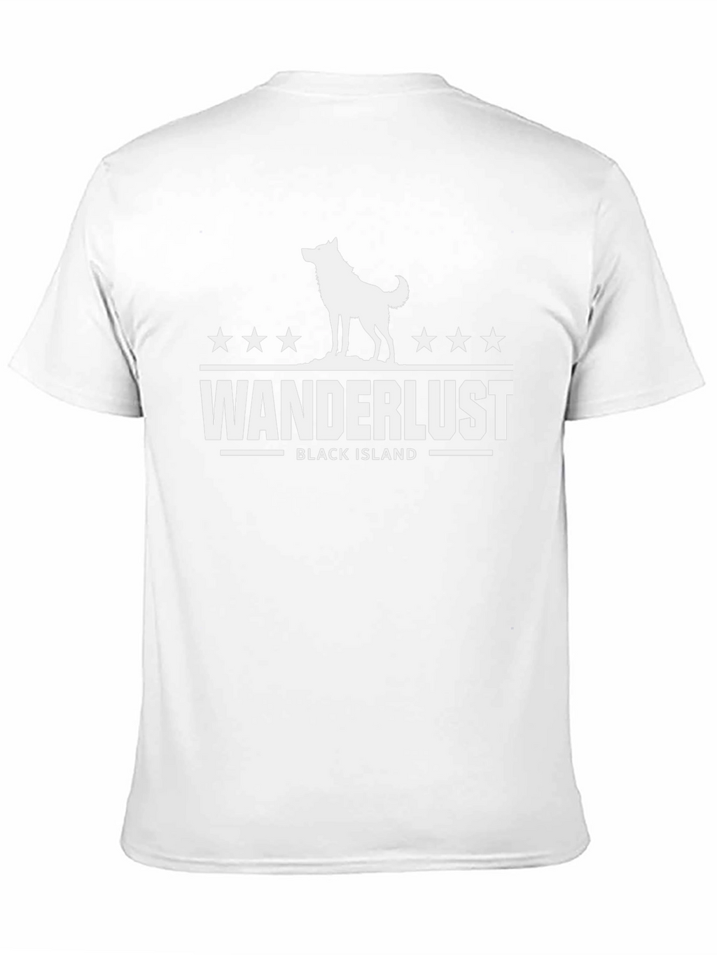 Wanderlust Black Island Graphic Tee