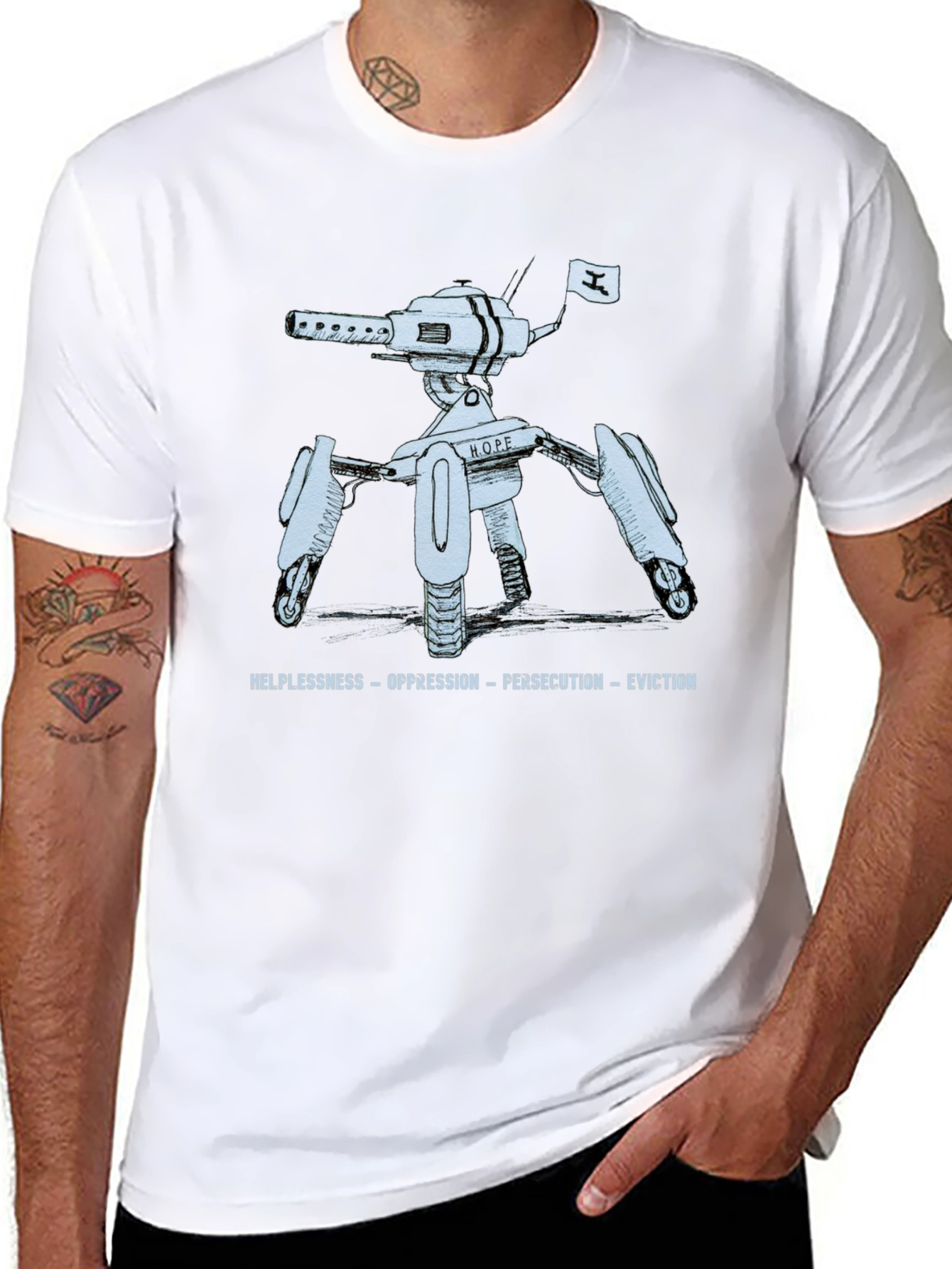HOPE Robot Graphic Tee
