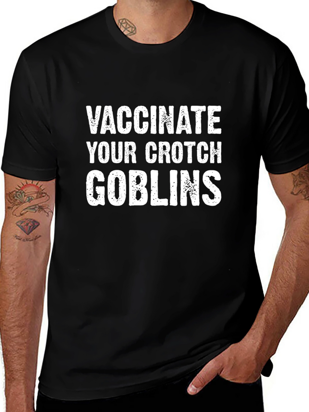 Vaccinate Your Crotch Goblins Funny T-Shirt