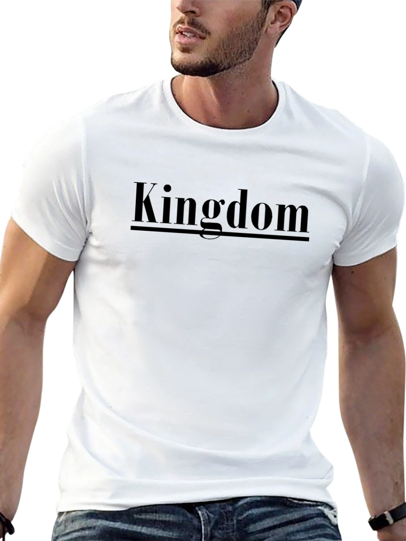 Kingdom Tee - Black Graphic T-Shirt