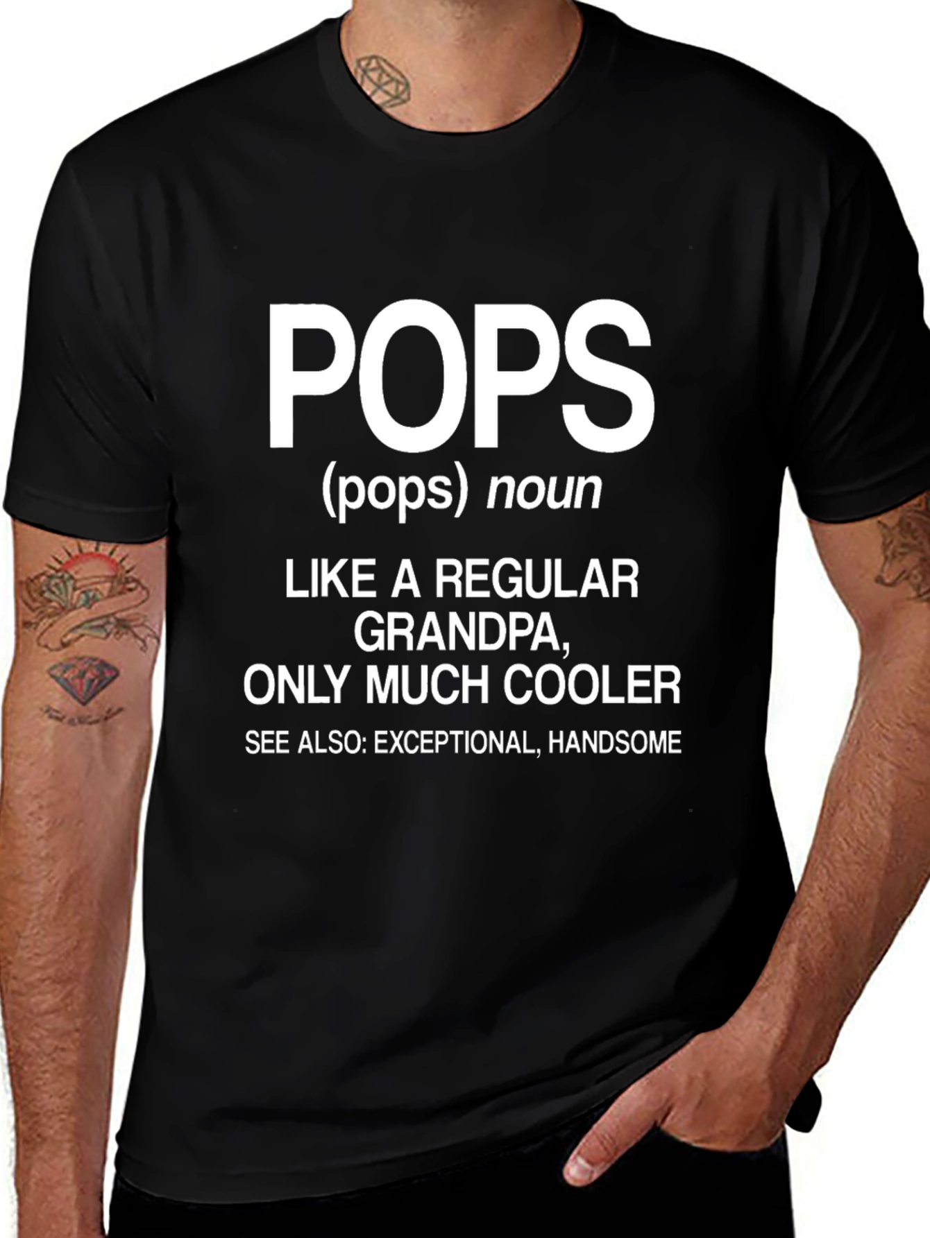 Pops Definition T-Shirt: Cool Grandpa