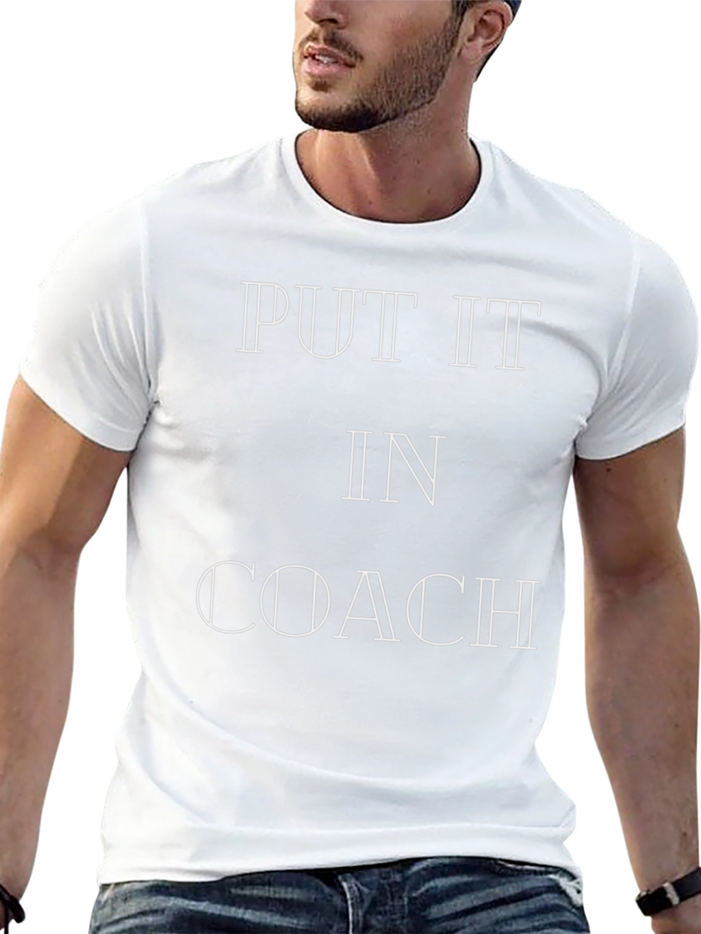 Put It In Coach Graphic Tee - Black