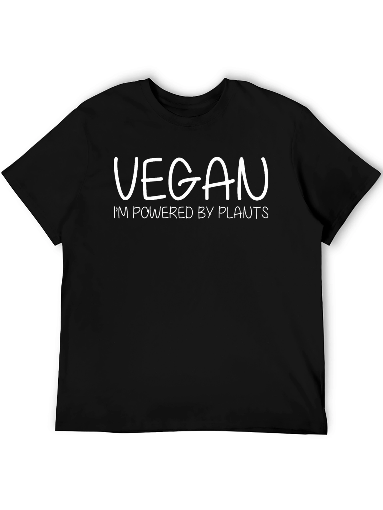 Vegan Powered by Plants Black T-Shirt