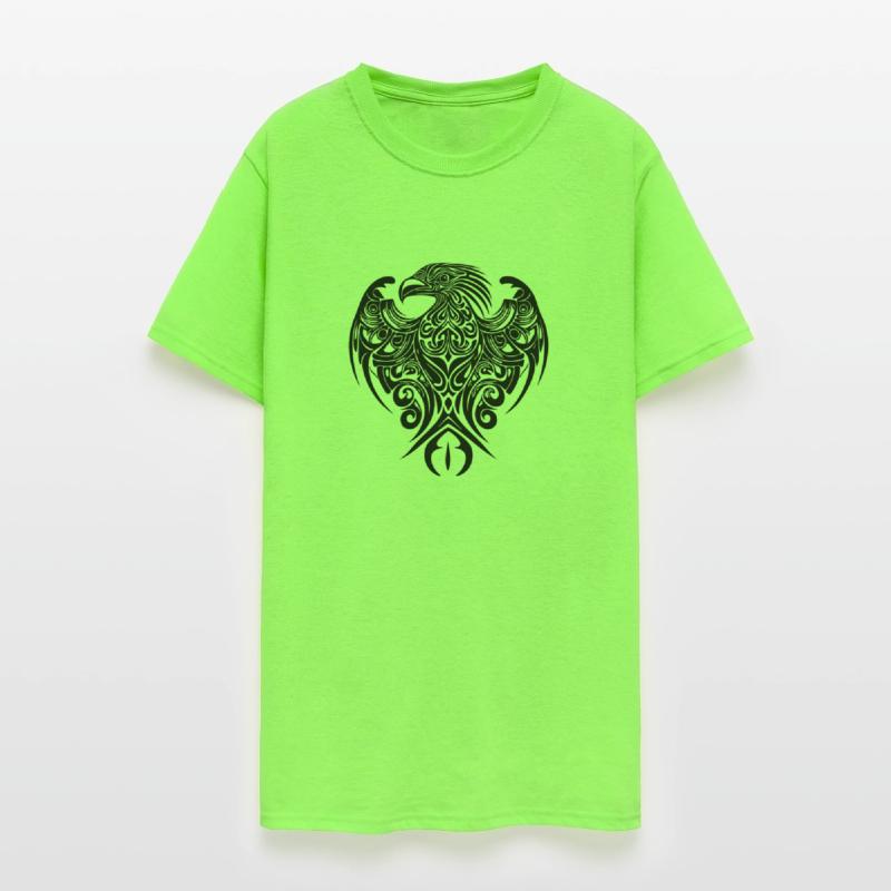 Adler Tribal Logo Elegant Tattoo Style
